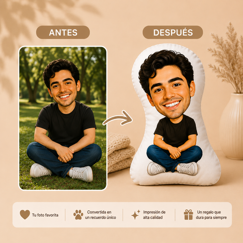 Cojín Cabezón Personalizado