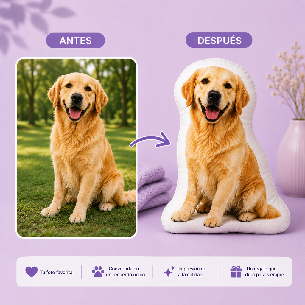 Cojín Mascota Personalizado