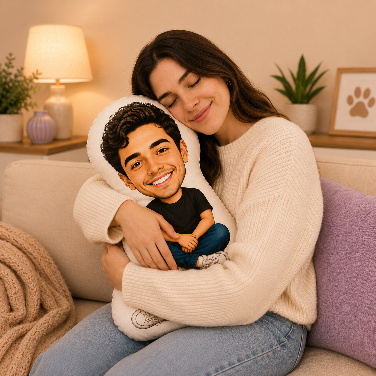 Cojín Cabezón Personalizado