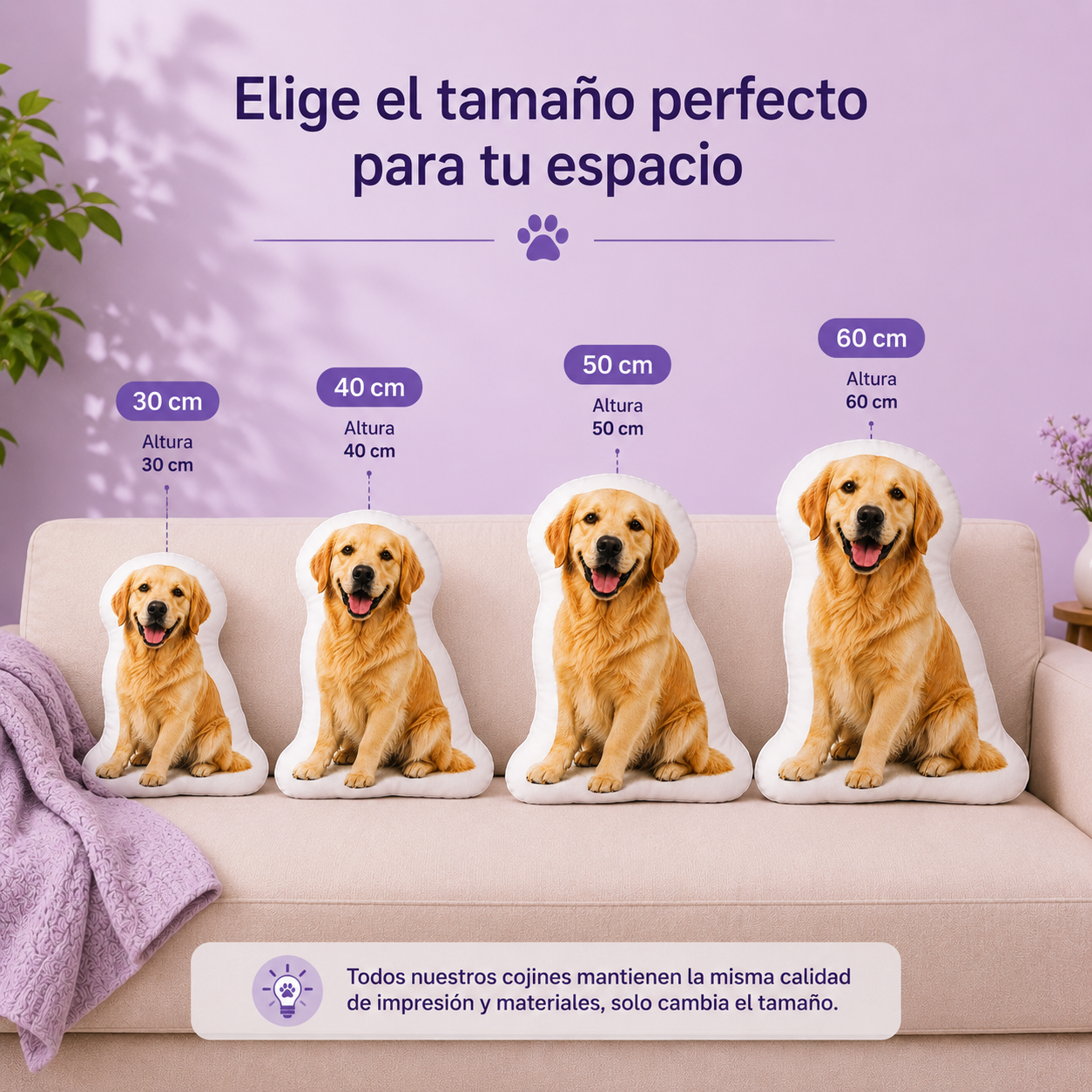 Cojín Mascota Personalizado