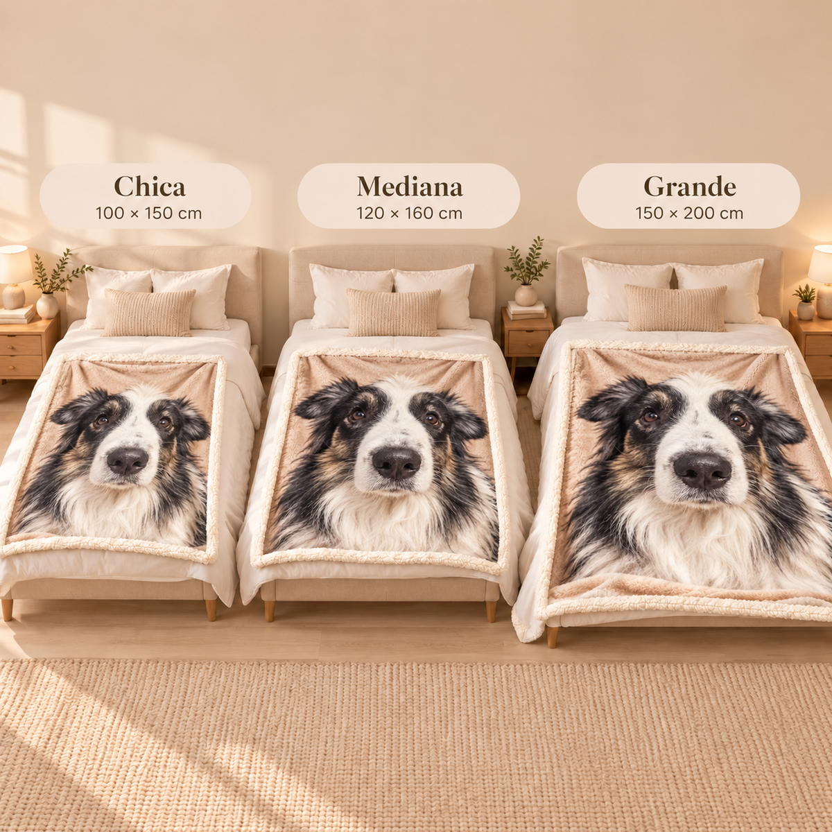 Frazada para Mascotas Personalizada