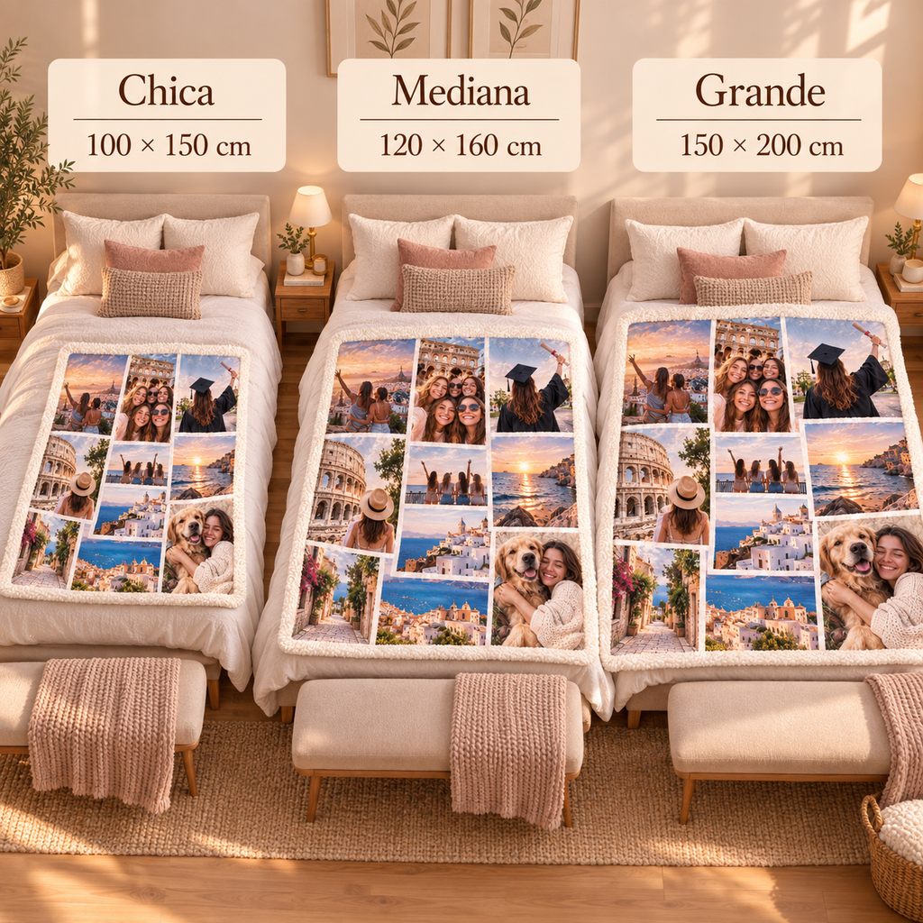 Frazada de Recuerdos Personalizada