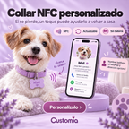 Collar NFC personalizado para mascota